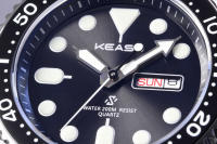 Reloj De Pulsera De Moda Para Hombre KEASO Con Cristal De Zafiro Y Bisel De Cerámica Acero Inoxidable 316L Resistente Al Agua Movimiento MIYOTA 2105 - details 7