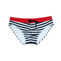 Bragas De Natación UXH Para Hombres Con Contraste De Colores Short De Playa Push-Up Sexy Material De Poliamida Y Spandex - details 10
