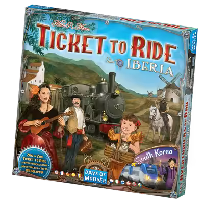 Asmodee - ¡Aventureros al Tren! Iberia y Corea del Sur - 1