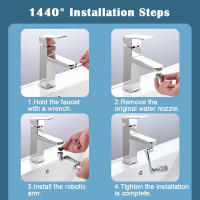 Cabezal De Rociador Universal De Metal Para Grifo Extensor Aerador Bucinera Boquilla Robot Brazo Para Cocina Lavabo - details 4