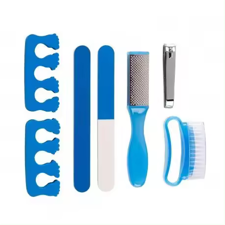 Mediawavestore Set Profesional de 7 Piezas para Cuidado de Manos y Pies con Accesorios para Pedicura y Manicura - 1