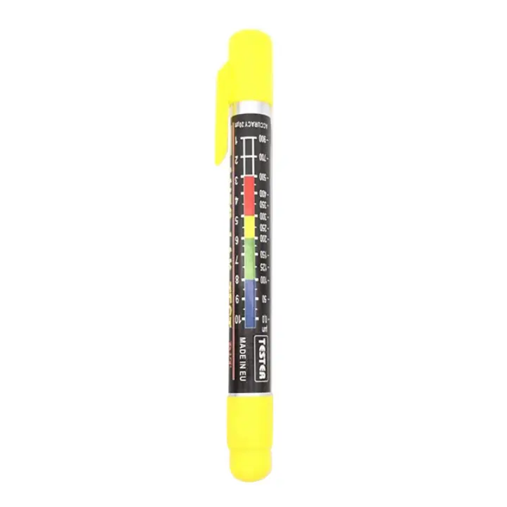 Medidor de Grosor de Pintura para Automóvil Herramienta de Chequeo de Choque con Punta Magnética Escala Indicador para Automóviles - 1