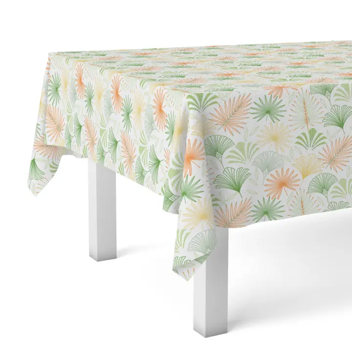 Mantel Hule PALMA de Valentia Home | Estampado Antimanchas | Repelente de Agua | Protección Duradera | Varios Tamaños y Dos colores - 1