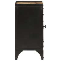 vidaXL Mueble de baño hierro y madera maciza de mango 40x30x60 cm - details 2