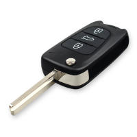 Carcasa De Llave De Coche KEYYOU 10pcs Para Hyundai I30 IX35 I30 I40 Solaris Accent Avante Elantra Verma 3 Botones Flip - details 5