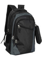 J.S ONDO MOCHILA TIPO TELA PARA HOMBRE Mochila Escolar Mochila de Viaje Negocios Trabajo Diario Antirrobo Impermeable Grande Mochila Ordenador CLASICO 18 pulgadas CON ESTUCHE - details 0