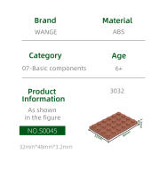Wange 31Pcs Lote 3032 4x6 Placa Básica De Bloques De Construcción Moc Piezas Compatible Con Bloques Educativos Juguetes Para Niños Regalo Caja - details 1