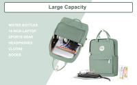 Mochila Escolar Para Niñas Y Adolescentes Hombres Ligera Impermeable Bolsas De Viaje Casual Con Portátil Para Mujeres - details 4