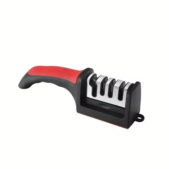  Afilador De Cuchillos Profesional 4 Etapas Piedra De Afilar Cerámica Y Tungsteno Herramienta De Afilado Para Cocina - 1