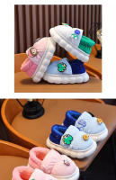 Chupines De Algodón Para Niños Y Niñas Resistentes Al Agua Para El Invierno Zapatos De Lana Para El Hogar Cómodos Y Seguros - details 12