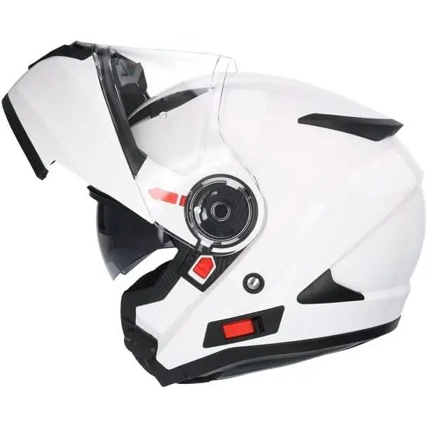 CASCO HELMETS MODELO SHIRO SH508 BLANCO BRILLO - 1