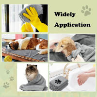 Toalla De Baño Para Mascotas De Microfibra Suave Y Absorbente 35x75cm/50x100cm Toallas Para Perros Y Gatos Suministros De Aseo Para Mascotas - details 3