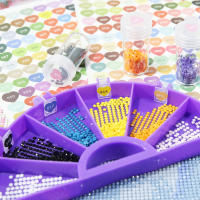 4pcs/set Etiquetas De Color Para Pintura Diamante DMC Organizador De Cajas De Almacenamiento Y Botellas Etiquetas De Mosaico De Perlas - details 7