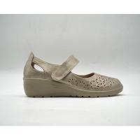 Virucci - Merceditas Casual de Mujer Cómodas Modernas 663 disponible en Beige Blanco Oro - details 2