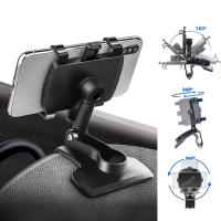 Soporte De Teléfono Móvil Para Tablero De Coche Soporte Giratorio Universal Para Montaje En Visera Y Espejo De Sol Clip Para Smartphone - details 3