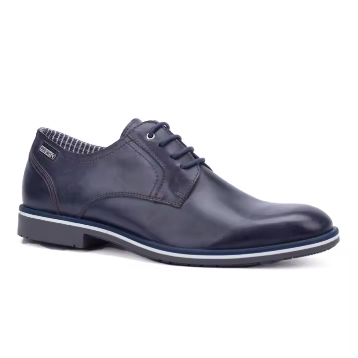 PIKOLINOS LEON M4V-4130 Zapato blucher de cordones de hombre, en piel natural de primera calidad, con plantilla extraíble, estilo clásico. - 1