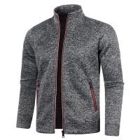 Chaqueta Casual Para Hombres Con Cierre De Cremallera Y Cuello Erguido Sudadera De Calle Exterior Abrigo De Manga Larga Ropa De Hombres M-4XL - details 2