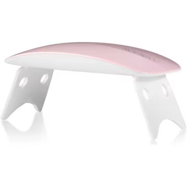 Secador de uñas, lámpara de uñas de 6 W, mini luz LED, secador de uñas, gel UV, ratón plegable, máquina de fototerapia, lámpara de uñas portátil, herramienta - rosa - 1