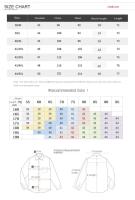 Camisa De Punto De Lujo Para Hombre Azul Y Blanco Con Estampado De Color Sólido Cuello En V Manga Larga Ajustada Casual Negocios Antideslizante Algodón - details 0