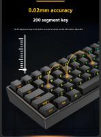 Teclado Mecánico Irok Nd63 Con Interruptores Magnéticos Y Cable 66 Teclas RGB Teclado De Juego Personalizable Con Hot-swapping Para Gamer - details 4
