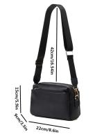 Bolso De Hombro Para Mujer PU Nueva Multi Cremalleras Pequeño Anti Salpicaduras Bolso Cruzado Cuadrado Pequeño De SHI WEI YA - details 1