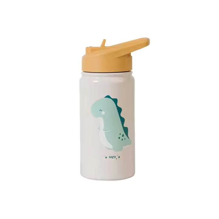 Botella térmica con pajita 350ml. arena Saro Baby - 1