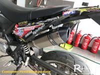 Silenciador De Moto De Fibra De Carbono 51mm Escape Ak Exhaust Universal Para CB400 Ninja250 MT09 Z800 Con Killer De DB - details 10