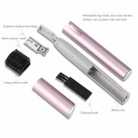Kismis Trimmer Eléctrico Para El Cuerpo Cuchilla Profesional Para Eliminar Vello Del Rostro Y Cejas Aparato De Belleza - details 7