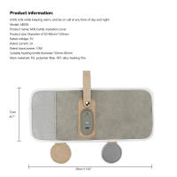 Calentador portátil de biberones para bebé, bolsa con termostato para leche materna, para viaje - details 3