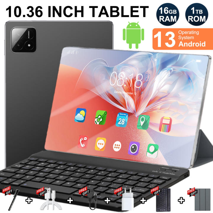 Original 5G Pad 16GB Ram 1TB Rom 10.36inch 20000mAh Android13 Bluetooth 14core WIFI Office GPS HD Tablet