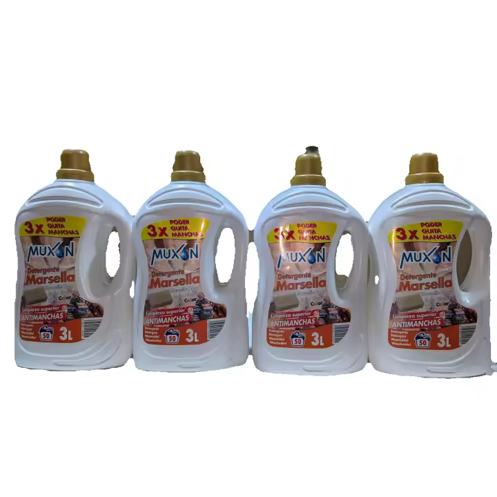 DETERGENTE LIQUIDO MARSELLA CONCENTRADO MUXAM 3L PACK 4UNI - 1