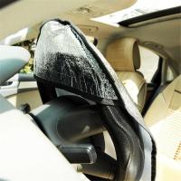 Cubierta De Rueda Del Volante De Coche 45x50cm Protección Solar De Doble Gruesura Anti-UV Y Anti-Calefacción Cobertor Parasol De Calidad Superior Plateado - details 2