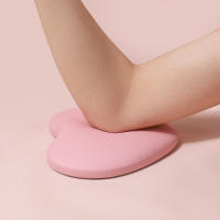 1 Pcs Almohadilla De Mano En Forma De Corazón Para Uñas Y Codos Cómoda Y Suave En Cuero Liso Herramienta De Uñas Con Almohadilla De Codo - details 0