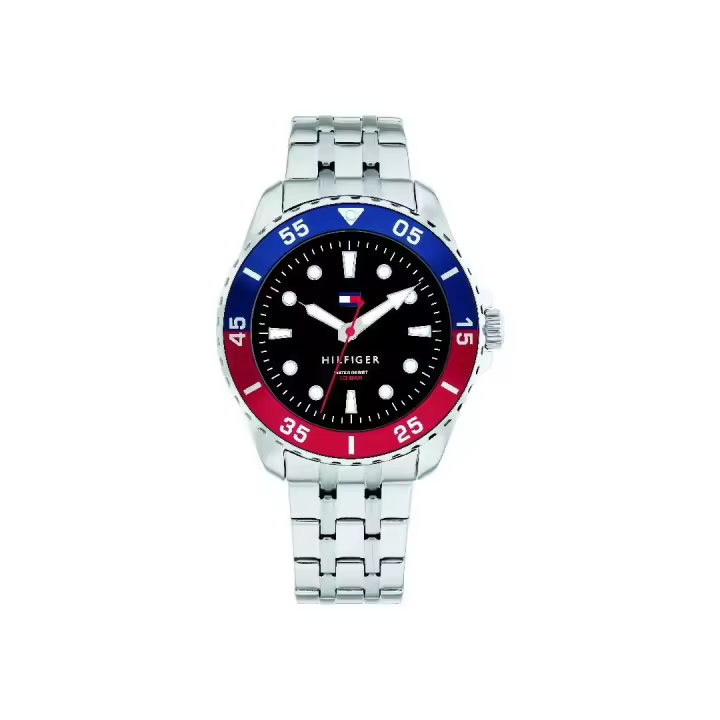 Reloj Tommy Hilfiger niño Boys Analógico Acero Esfera Negara 1720048 - 1