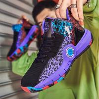 Zapatos De Baloncesto Para Hombres De Alta Calidad Antideslizantes Y Transpirables Zapatillas De Moda Para Mujeres Y Niños Deportivas De Entrenamiento Al Aire Libre Con Suela De Goma Talla Verdadera - details 21