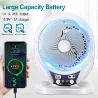 Lámpara Solar Con Ventilador Y Panel Solar Para Exteriores Luz LED Recargable AC DC Para Camping Luz De Emergencia IP65 ABS - details 3