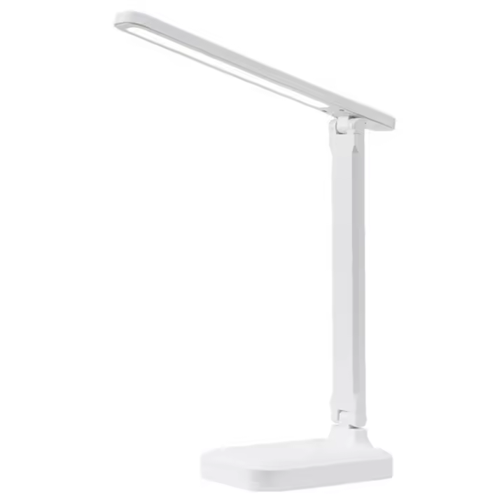 Lámpara De Escritorio LED Táctil Rechargeable USB Con Interruptor Toque Ajustable Plegable Protección Ocular Tres Colores Monocolor - 1