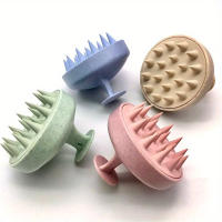 Cepillo De Baño De Silicona Para Shampoo Y Masaje Capilar Herramienta De Peluquería Y Limpieza De Cabeza Material Plástico - details 2