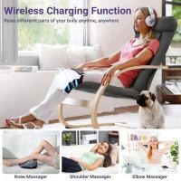 Masajeador De Rodilla Eléctrico Con Calefacción Infrarroja Y Vibración De Aire Instrumental De Fisioterapia Para Alivio Del Dolor Rehabilitación Tamaño 10x6x4.5 Pulgadas Peso 595g - details 4