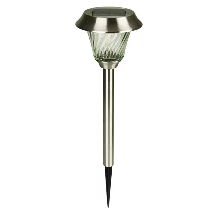 Simon Luminaria Solar Mizar Luxform - Acero Inoxidable y Cristal Moderno - 1