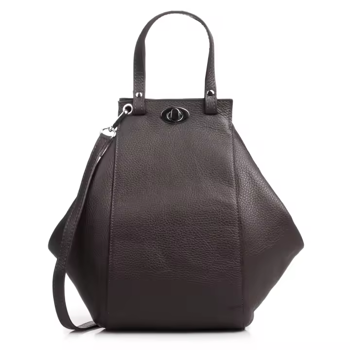 FIRENZE ARTEGIANI. Giusta Bolso de hombro Mujer. Piel auténtica Dollaro. 32x14x31cm. - 1