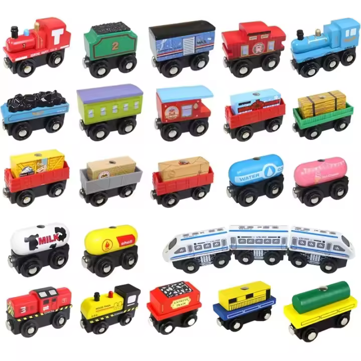 Juguetes De Tren De Madera Magnéticos Accesorios Para Todos Los Бренд De Tracks Modelo De Locomotora James Anime Regalos Para Niños De Navidad - 1