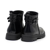Botas militares niña PEP CORN 2635 BOTIN MOTORISTA DOS HEBILLAS NEGRO 33444 24I - details 1