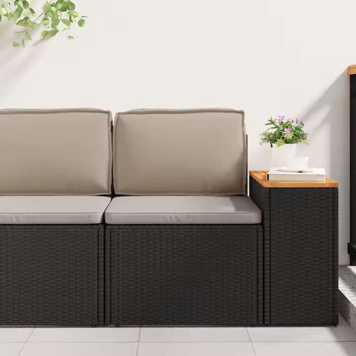 Cojín Exterior vidaXL Taupe Poliéster 50 x 40 x 12 cm Cojín de Sofá - 1