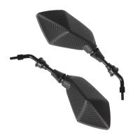 Espejos De Motocicleta Vista Trasera Monitor Falso Fibra De Carbono Decorativa Para Bicicleta Eléctrica E-Bike Pit Dirt Bike Scooter ATV - details 5