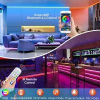 Tira De Luz LED Neón Inteligente 3/5m RGB WIFI APP 16 Colores Impermeable Flexible Compatible Con Alexa Para Decoración De Habitaciones - details 2