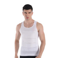 Chaleco Modelador De Cuerpo Para Hombres Chaleco De Compresión Para Gimnasio Control Abdominal Sin Mangas Ajuste Slim Para Ejercicio - details 4