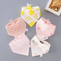 5PCS/LOT Pañuelos Para Bebé Triángulo De Algodón Con Estampado De Dibujos Animados Toalla De Saliva De Algodón Para Bebés Niños Y Niñas De 1-3 Años Accesorios Para Bebés - details 10
