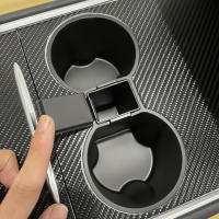 Porta-vasos De Silicona Para Console Central Tesla Model 3 Highland Model Y 2024 Accesorios De Interior Para Automóvil Limitador De Bebidas - details 2