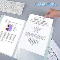 Carpeta De Escritorio Impermeable A4 De Color Sólido Para Organización De Archivos Fácil Y Rápida Para Estudiantes Y Oficina Con 60 Páginas - details 7